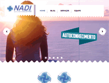 Tablet Screenshot of nadi.com.br